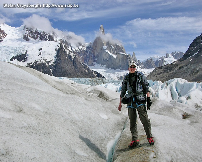 Glaciar Torre - Stefan Met enkele professionele gidsen ondernamen we een gletsjertrektocht op Glaciar Torre. Stefan Cruysberghs